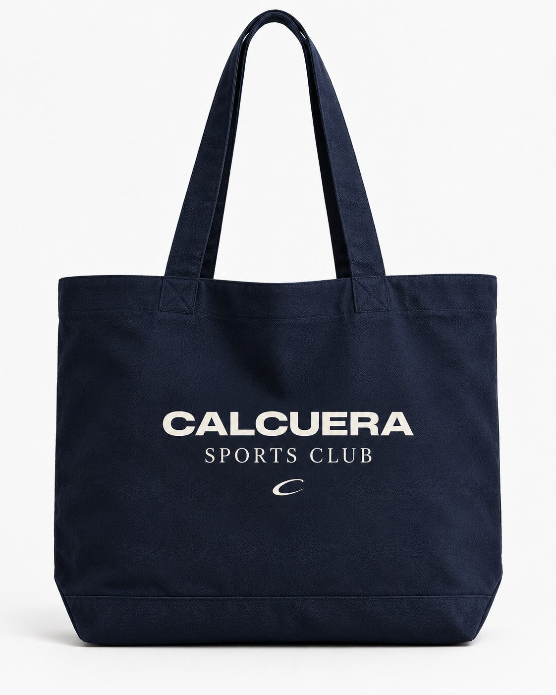 Navy Calcuera Sports Club canvas tote bag